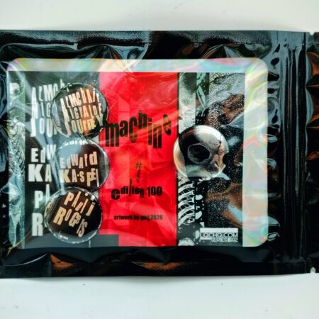 4 badge set (pinback style) : the infernal machine / machinemachinemachine